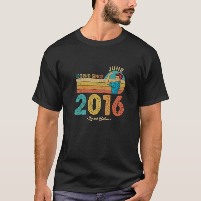 6e Födelsedagen juni 2016, förklaring sedan 2016,  T Shirt (Framsida)