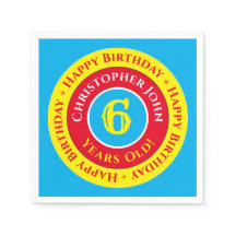 6e Födelsedagsfest Pappra blöjor