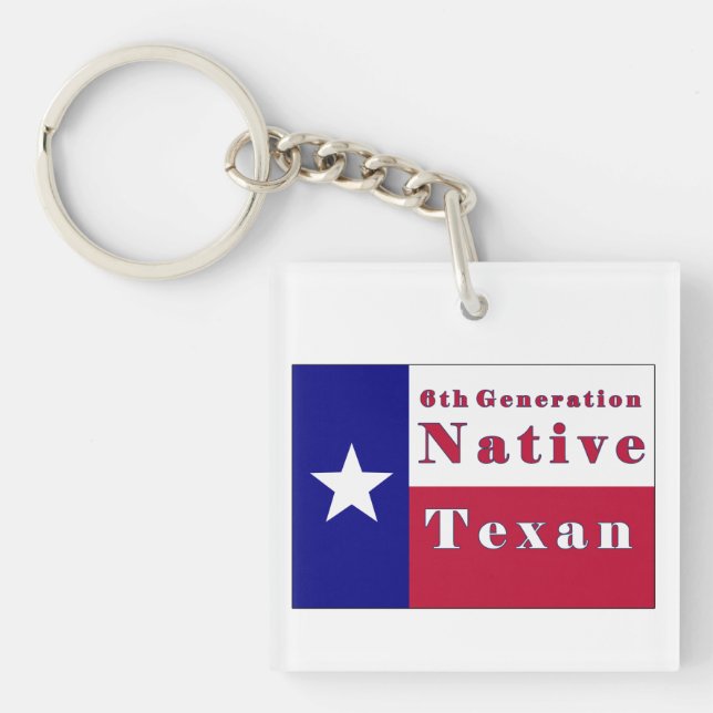 6e Generation Native Texan Flagga (Framsidan)