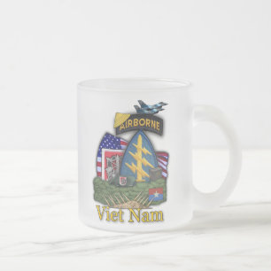 6e grönt-berets vietnam krig-vets från Mugg