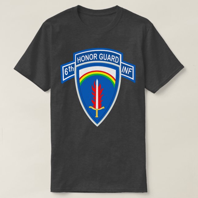 6e Inf Honor Guard SSI X T Shirt (Design framsida)