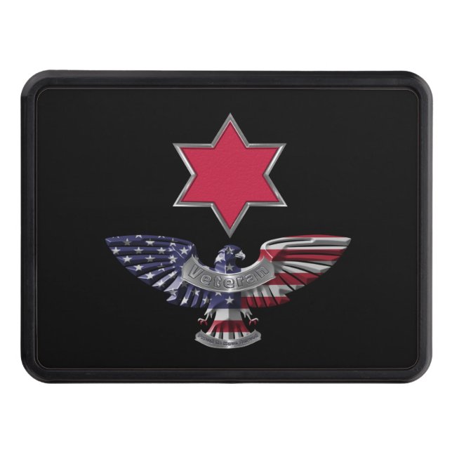 6e Infantry Division Red Star Eagle Dragkroksskydd (Framsidan)