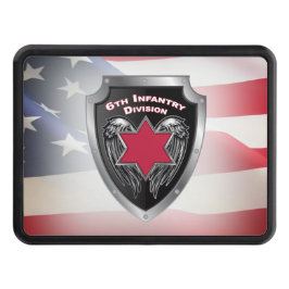 6e Infantry Division Red Star Shield Hitch Cover Dragkroksskydd
