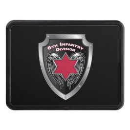 6e Infantry Division Red Star Shield Hitch Cover Dragkroksskydd