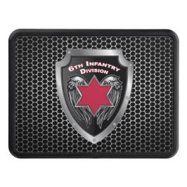 6e Infantry Division Red Star Shield Hitch Cover Dragkroksskydd