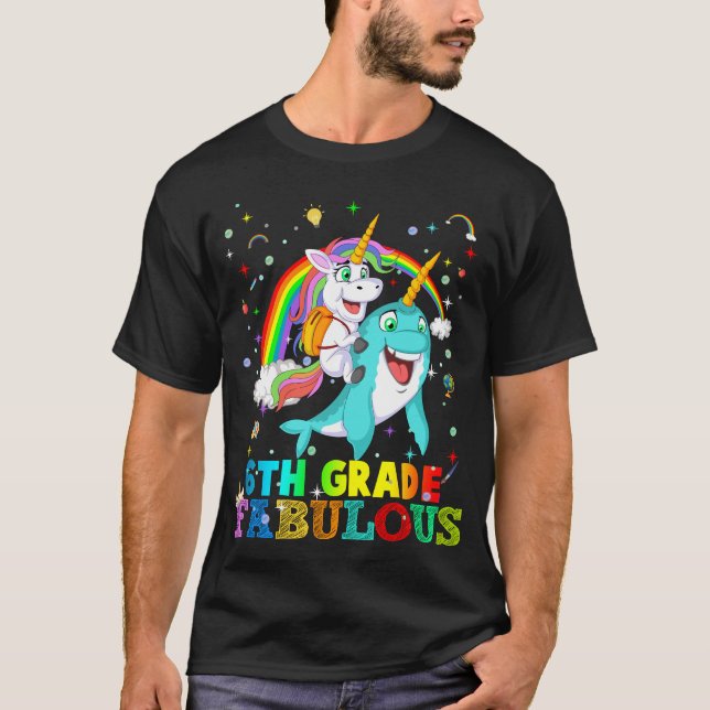 6e klass är fantastisk t shirt (Framsida)