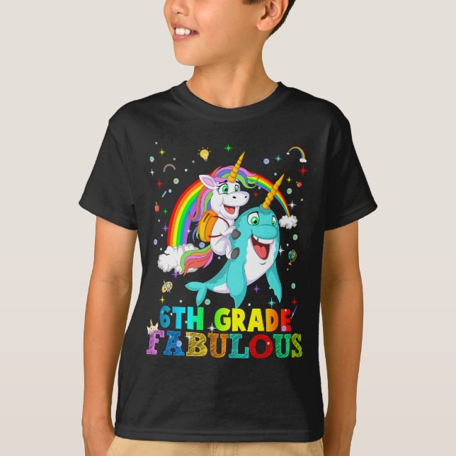 6e klass är fantastisk t shirt (Framsida)