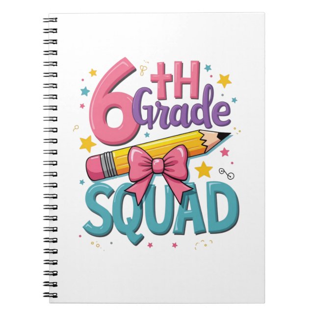 6e Klass, Back to school Anteckningsbok (Framsidan)