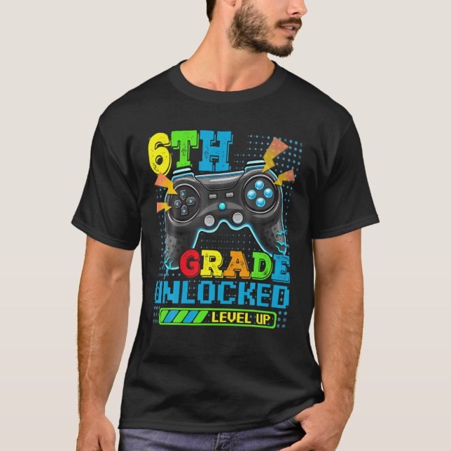 6e Klass har låst upp en nivå som är udda Back to  T Shirt (Framsida)