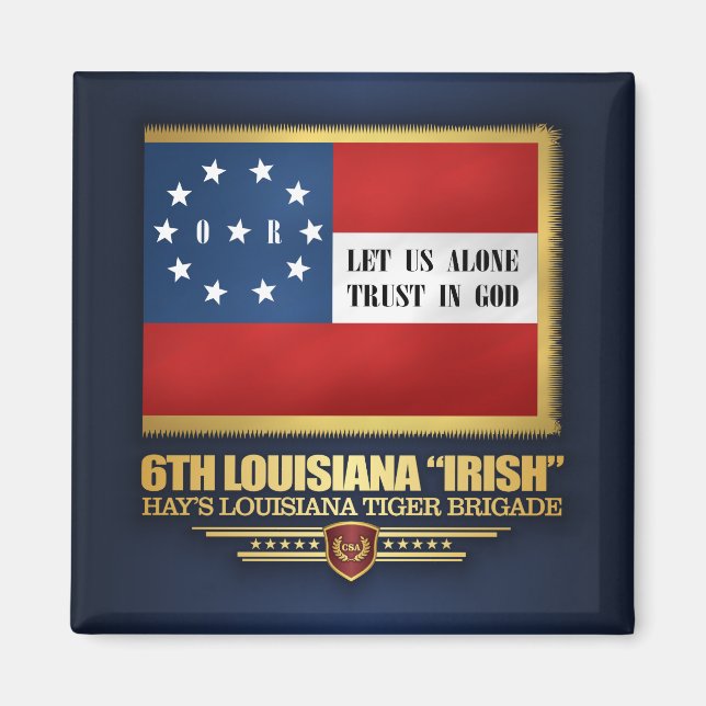 6e Louisiana "Irish Infantry" Magnet (Framsidan)