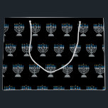 6e Natten Hanukkah Glitter Large Gift Bag<br><div class="desc">Hanukkah 2022 börjar på kvällen Söndag den 18 december och slutar på kvällen måndagen den 26 december</div>