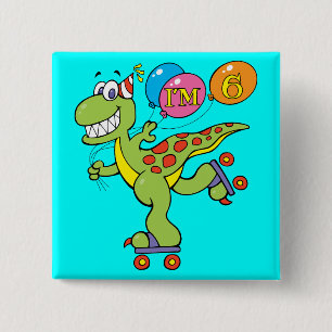 6efödelsedagDinosaur Knapp
