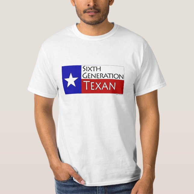 6egenerationTexan T Shirt (Framsida)
