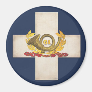 6ekåremblem 3" magnet