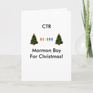 6g, julgran, julgran, CTRMormon B.. Helgkort