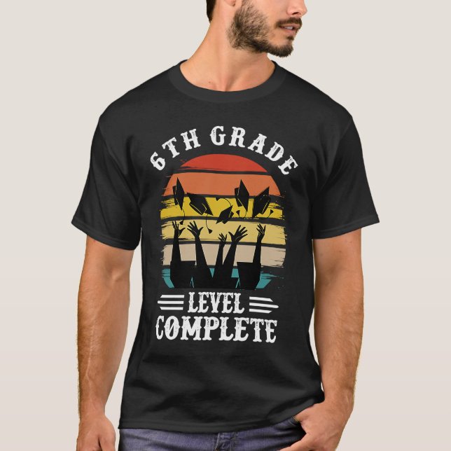 6th Grade Graduation  For Him Boys Daughter Son 20 T Shirt (Framsida)