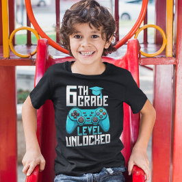 6th Grade Unlocked Gamer Graduation T Shirt