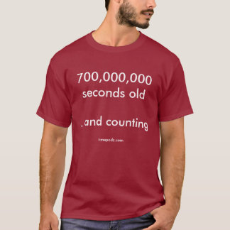 700.000.000 understöder gammalt (22 år + 2 tee shirt