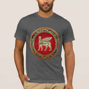 [700] Babyloniska Winged Bull Lamassu [3D] T Shirt