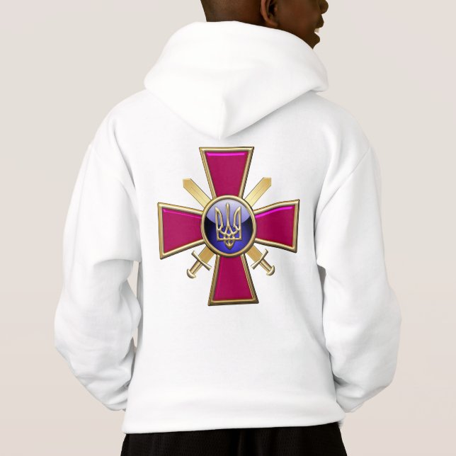 [700] Emblem för ukrainska markstyrkor Tee (Baksida)