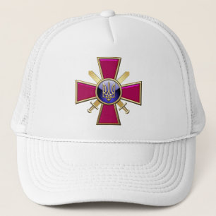[700] Emblem för ukrainska markstyrkor Truckerkeps