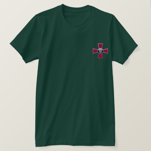 [700] Emblem för ukrainska väpnade styrkor Tee (Design framsida)