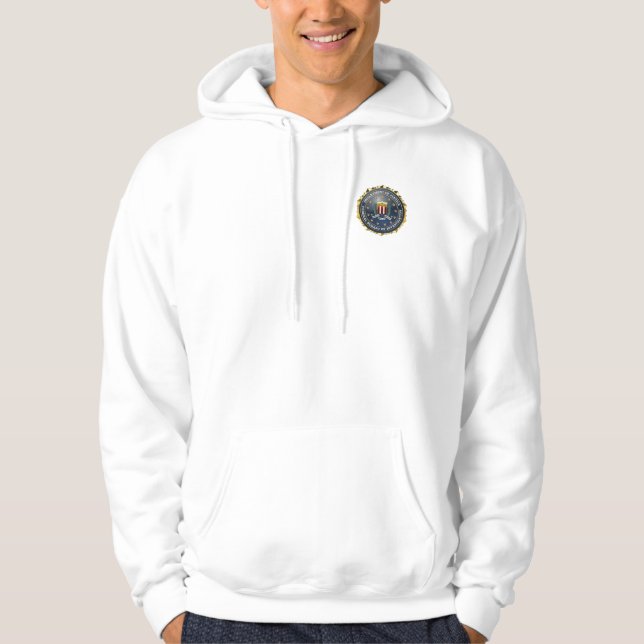 [700] FBI Speciell Edition Tröja Med Luva (Framsida)