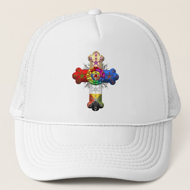 [700] Rosy Kor (Ro Croix) Truckerkeps (Framsida)