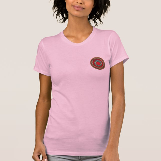 [700] Serpent God Quetzalcoatl [Jade] Tee (Framsida)