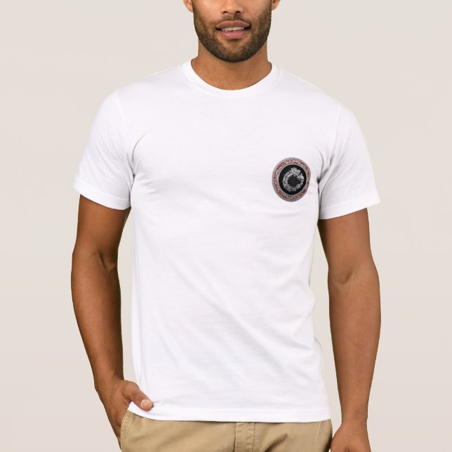 [700] Serpent Gud Quetzalcoatl [Silver] Tee Shirt (Framsida)