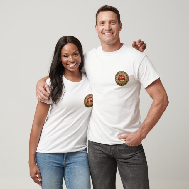 [700] Treasure Trove: Celtic Livets träd [Guld] Tee (Unisex)