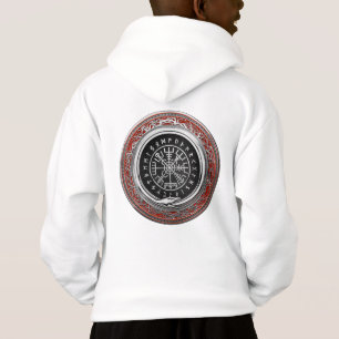 [700] Vegvisir - Viking Silver Magic Runic Compass T Shirt
