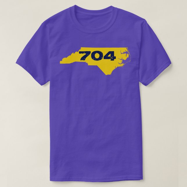 704 Guld och Blue T Shirt (Design framsida)