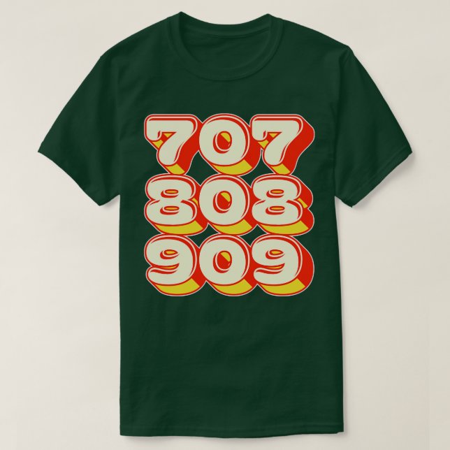 707 808 T SHIRT (Design framsida)