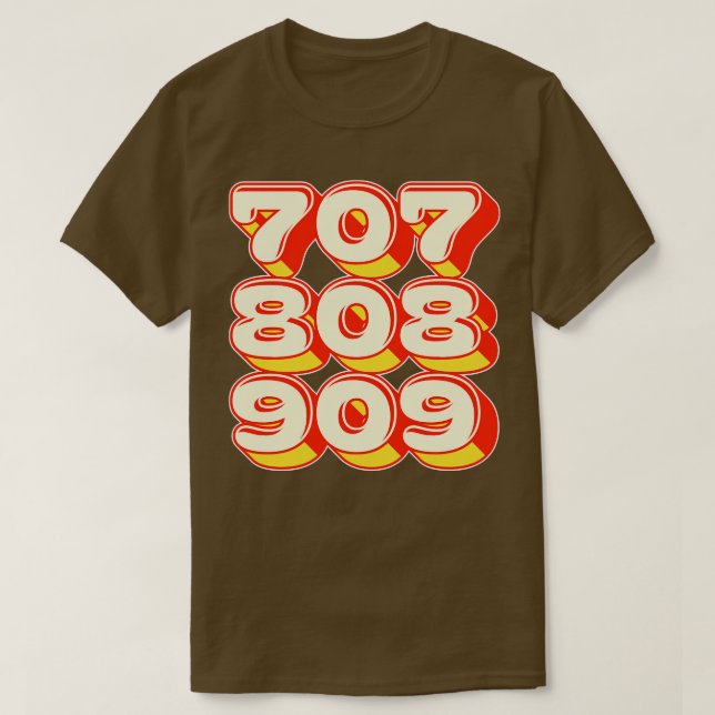 707 808 T SHIRT (Design framsida)