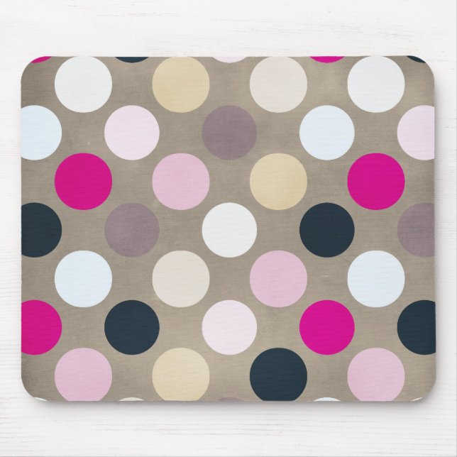 7096_polka-punkter-44-rosa-brunt POLKA DOTS SHOCK  Musmatta (Framsidan)
