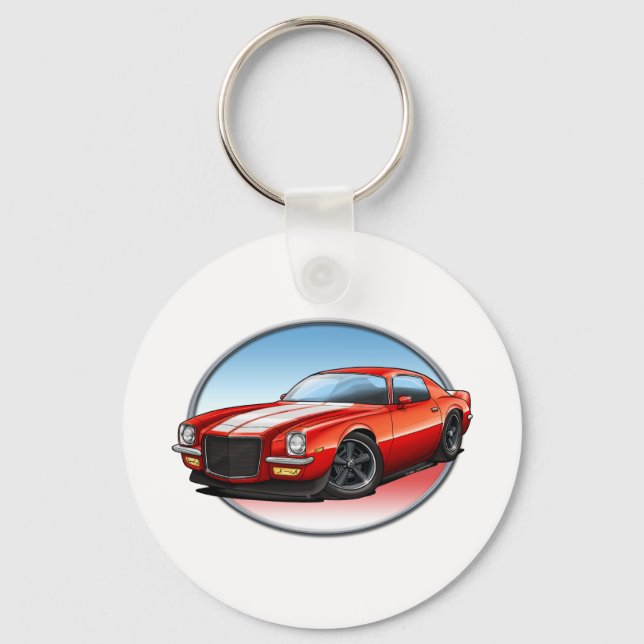 70-73 Red W Camaro.png Nyckelring (Framsida)