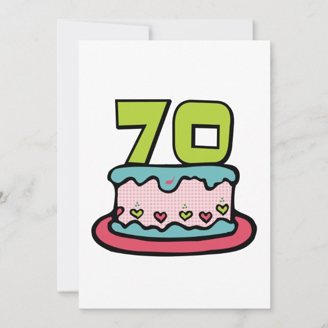 70 Ålderskaka Kort (Framsida)