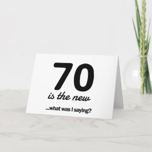 70 Är det nya.. Vad sa jag? Kort