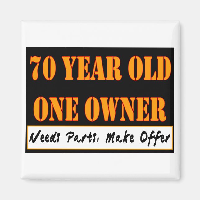 70 år gammal, en ägare - behöver reservdelar, erbj magnet (Framsidan)