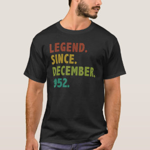 70 år gammal förklaring sedan december 1952 70:e f t shirt