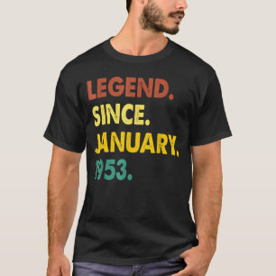 70 år gammal förklaring sedan januari 1953 70:e fö t shirt