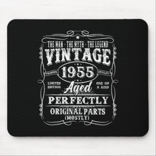 70 år gammal Vintage 1955 Man Myth Legend 70 Bir Musmatta