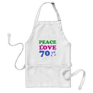 70 år gammala födelsedagdesigner förkläde