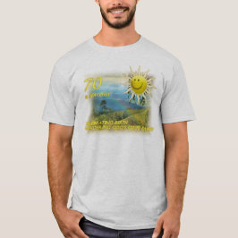 70 är himmelska t-shirt
