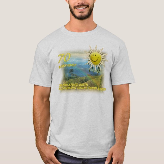 70 är himmelska t-shirt (Framsida)
