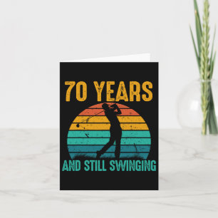 70 år och fortfarande sväljas gulf 70:e födelsedag kort