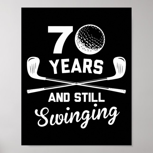 70 år och fortfarande sväljer 70:e födelsedag går poster (Framsidan)