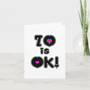 70 är OK Birthday Kort