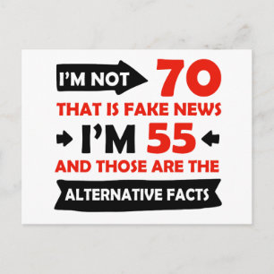 70-åriga födelsedagskalkyl vykort